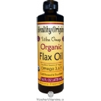 Healthy Origins Kosher Organic Flax Oil Ultra Omega 16 Fl Oz