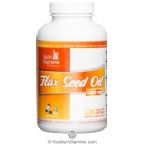 Nutri-Supreme Research Kosher Flax Seed Oil 1000 Mg  120 Vegetarian Softgels