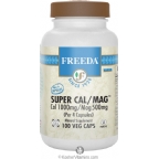 Freeda Kosher Super Cal/Mag Calcium Magnesium 100 Veg Caps