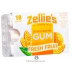 Zellies Kosher Xylitol Dental Gum - Fresh Fruit 1 Pack