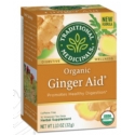 Traditional Medicinals Kosher Organic Digestive Ginger Aid Caffeine Free 16 Tea Bags