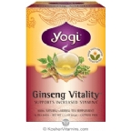 Yogi Tea Kosher Ginseng Vitality Tea 16 Tea Bags