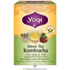 Yogi Tea Kosher Organic Green Tea Kombucha 16 Tea Bags