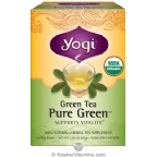 Yogi Tea Kosher Green Tea Pure Green (formerly Organic Simply Green Tea) 16 Tea Bags
