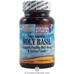 L.A. Naturals Holy Basil Vegetarian Suitable not Certified Kosher 60 Liquid Vegetable Capsules