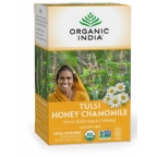 Organic India Kosher Tulsi Honey Chamomile Caffeine Free Pack of 6 18 Tea Bags