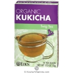 Eden Foods Kosher Organic Kukicha Twig Tea 16 Tea Bags