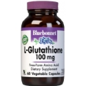 Bluebonnet Kosher L-Glutathione 100 mg 60 Vegetable Capsules