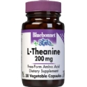 Bluebonnet Kosher L-Theanine 200 mg 30 Vegetable Capsules