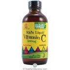 L.A. Naturals Kosher Vitamin C 500 Mg Childrens Wellness Formula Alcohol Free Liquid Citrus Flavor 4 fl oz