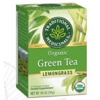 Traditional Medicinals Kosher Organic Green Tea with Lemongrass 16 Tea Bags