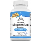 Terry Naturally Vitamins Kosher BioActive Magnesium Complex - with P-5-P & Zinc 60 Capsules