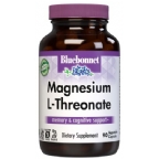 Bluebonnet Kosher Magnesium L-Threonate 90 Vegetable Capsules