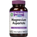 Bluebonnet Kosher Magnesium Aspartate 400 Mg 200 Vegetable Capsules