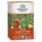 Organic India Kosher Tulsi Chai Masala Pack of 6 18 Tea Bags