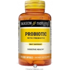 Mason Probiotic With Prebiotic Veggie Caps Not Certified Kosher  40 Vegetarian Capsules