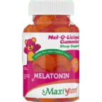 Maxi Health Kosher Mel-O-Licious! Gummies Melatonin 1 mg - Assorted Fruit Flavor 120 Gummies