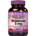 Bluebonnet Kosher EarthSweet Melatonin 5 Mg Chewable Raspberry Flavor 60 Chewable Tablets