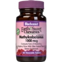 Bluebonnet Kosher EarthSweet Methylcobalamin (Vitamin B12) 1000 Mcg Chewable Raspberry Flavor 60 Tablets