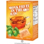 In The Raw Kosher Monk Fruit In The Raw Zero Calorie Sweetener 40 Packets