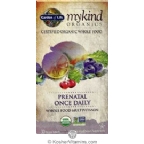 Garden of Life Kosher Mykind Organics Once Daily Prenatal Multivitamin 30 Tablet
