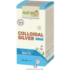 Natures Cue Kosher Colloidal Silver 100ppm Liquid - Passover 16 fl oz