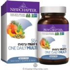 New Chapter Kosher Every Mans One Day Multi 55+  72 Tablets
