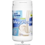 Nutri-Supreme Research Kosher Whey Protein Powder with Stevia & Erythritol Sweet Vanilla Bean Dairy Cholov Yisroel 1 LB