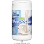 Nutri-Supreme Research Kosher Whey Protein Powder Sweet Vanilla Bean Dairy Cholov Yisroel 1 LB