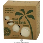 Aloha Bay Palm Wax Tea Lights Cream 12 Tea Lights