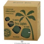 Aloha Bay Palm Wax Tea Lights Green 12 Tea Lights