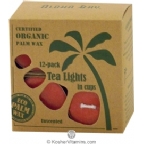 Aloha Bay Palm Wax Tea Lights Red 12 Tea Lights