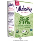 Wholesome Sweeteners Kosher Organic Stevia 35 Packets