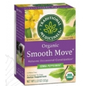 Traditional Medicinals Kosher Organic Laxative Smooth Move Peppermint Caffeine Free 16 Tea Bags