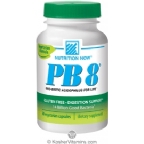 Nutrition Now PB8 Acidophilus Complex Vegetarian Suitable not Certified Kosher 60 Vegetarian Capsules