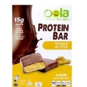 Oola Kosher Protein Bar 10g Peanut Butter - Dairy Cholov Yisroel 4 Bars