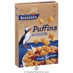 Barbara’s Kosher Puffins Cereal Original Case of 12 10 OZ