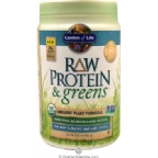 Garden of Life Kosher RAW Protein & Greens Lightly Sweet 23 Oz.