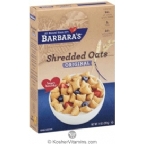 Barbara’s Kosher Shredded Oats Cereal Original Case of 12 14 OZ