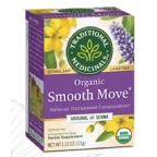 Traditional Medicinals Kosher Organic Smooth Move Herbal Tea Original Caffeine Free 16 Tea Bags