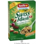 Familia Kosher Swiss Muesli Cereal No Sugar Added Dairy Case of 6 32 OZ