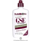 NutriBiotic GSE Grapefruit Seed Extract Liquid Concentrate Vegetarian Suitable Not Certified Kosher 4 fl oz