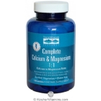 Trace Minerals Research Complete Calcium & Magnesium 1:1 Vegetarian Suitable not Certified Kosher 120 Tablets