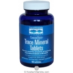 Trace Minerals Research Trace Mineral Tablets Vegan Suitable not Certified Kosher 90 Tablets