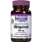 Bluebonnet CellularActive Coenzyme Q-10 Ubiquinol 200 mg Vegetarian Suitable not Certified Kosher 30 Vegetarian Softgels