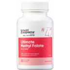 Nutri-Supreme Research Kosher Ultimate Methyl Folate (5-MTHF) 5 Mg 60 Vegetarian Capsules