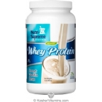 Nutri-Supreme Research Kosher Whey Protein Powder Sweet Vanilla Bean Flavor Dairy Cholov Yisroel 2 LB