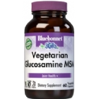 Bluebonnet Kosher Vegetarian Glucosamine MSM (Shellfish Free) 60 Vegetable Capsules