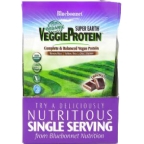 Bluebonnet Kosher Super Earth Organic VeggieProtein Complete & Balanced Vegan Protein with Brown Rice, Yellow Pea, Chia and Quinoa Chocolate  8 Packets