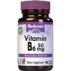 Bluebonnet Kosher Vitamin B6 50 Mg 90 Vegetable Capsules